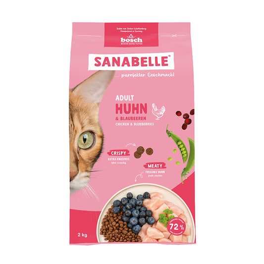 Sanabelle Adult Huhn &amp; Blaubeeren 2kg