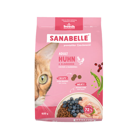 Sanabelle Adult Huhn &amp; Blaubeeren 400g