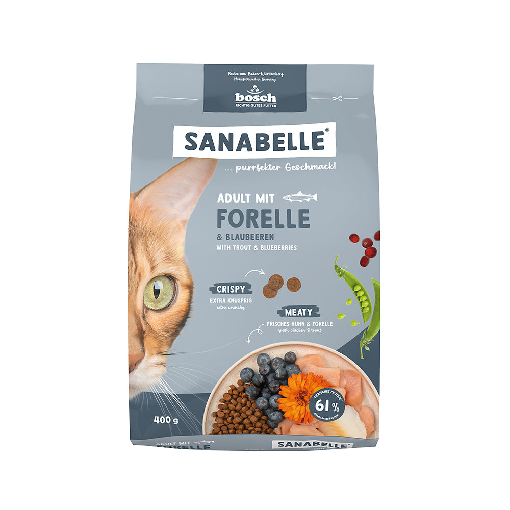 Sanabelle Adult mit Forelle &amp; Blaubeeren 400g