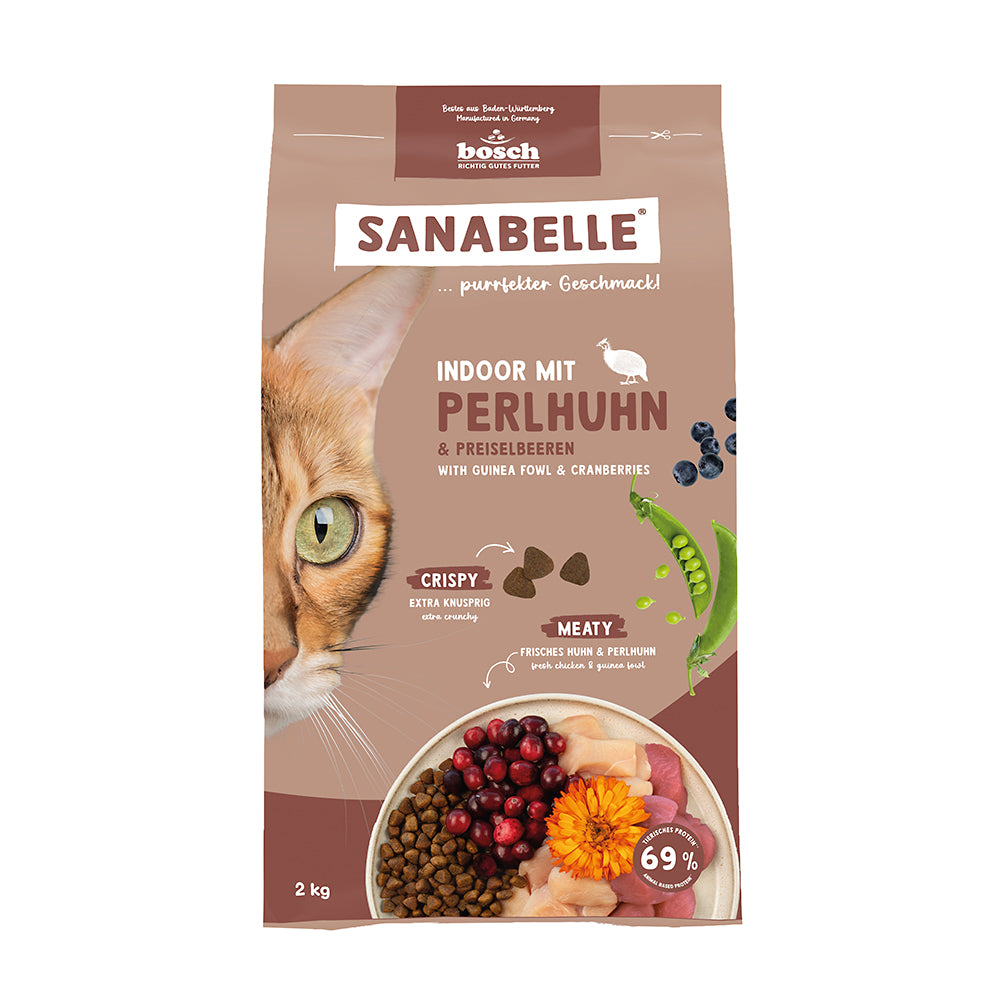 Sanabelle Indoor mit Perlhuhn 2kg