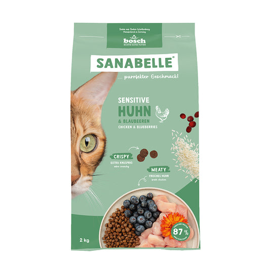 Sanabelle Sensitive Huhn &amp; Blaubeeren 2kg