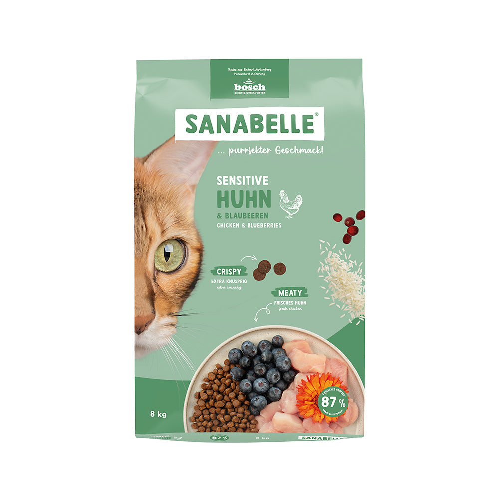 Sanabelle Sensitive Huhn &amp; Blaubeeren 8kg