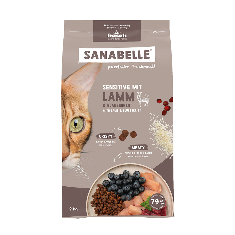Sanabelle Sensitive mit Lamm &amp; Blaubeeren 2kg