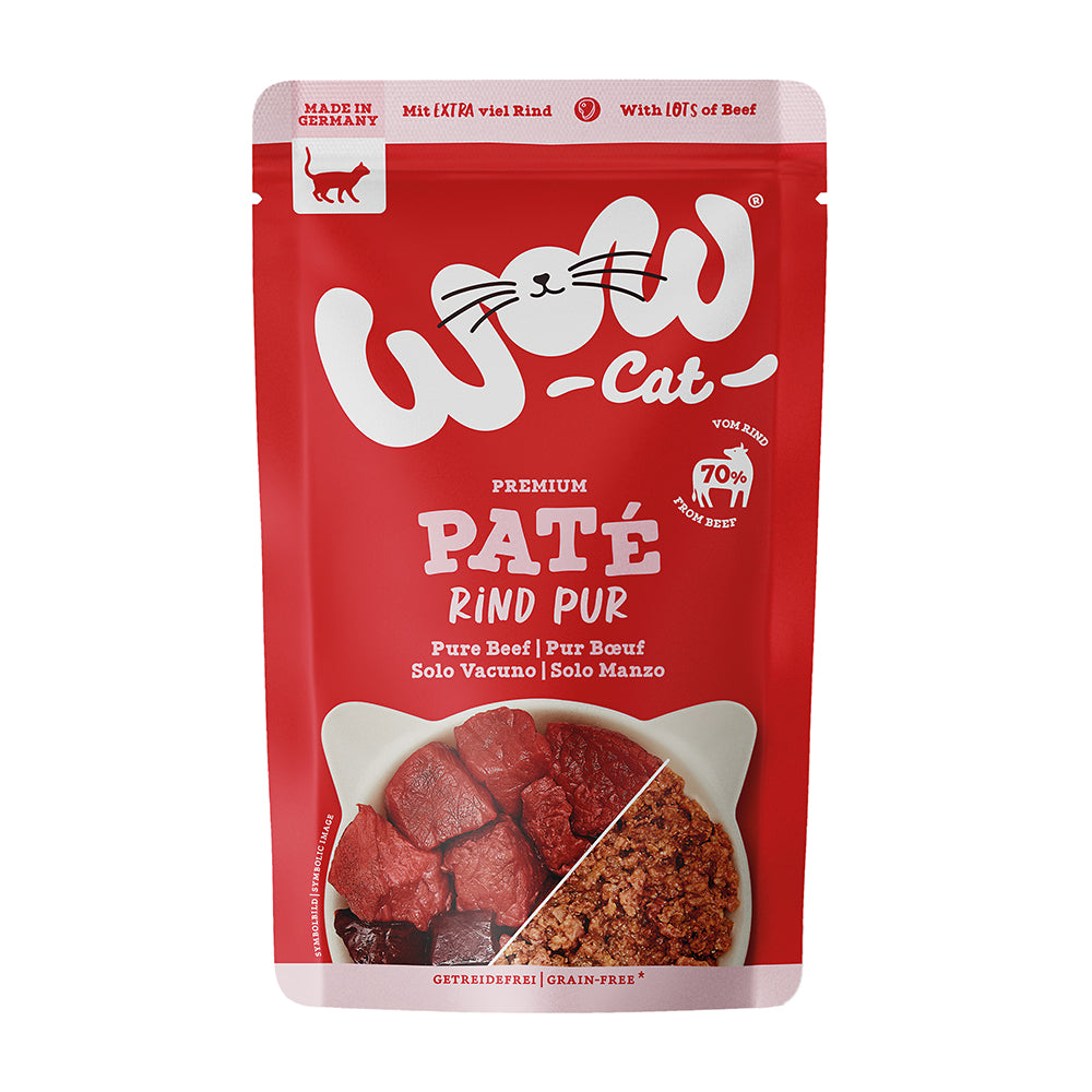 WOW Cat Adult Rind Pur 125g