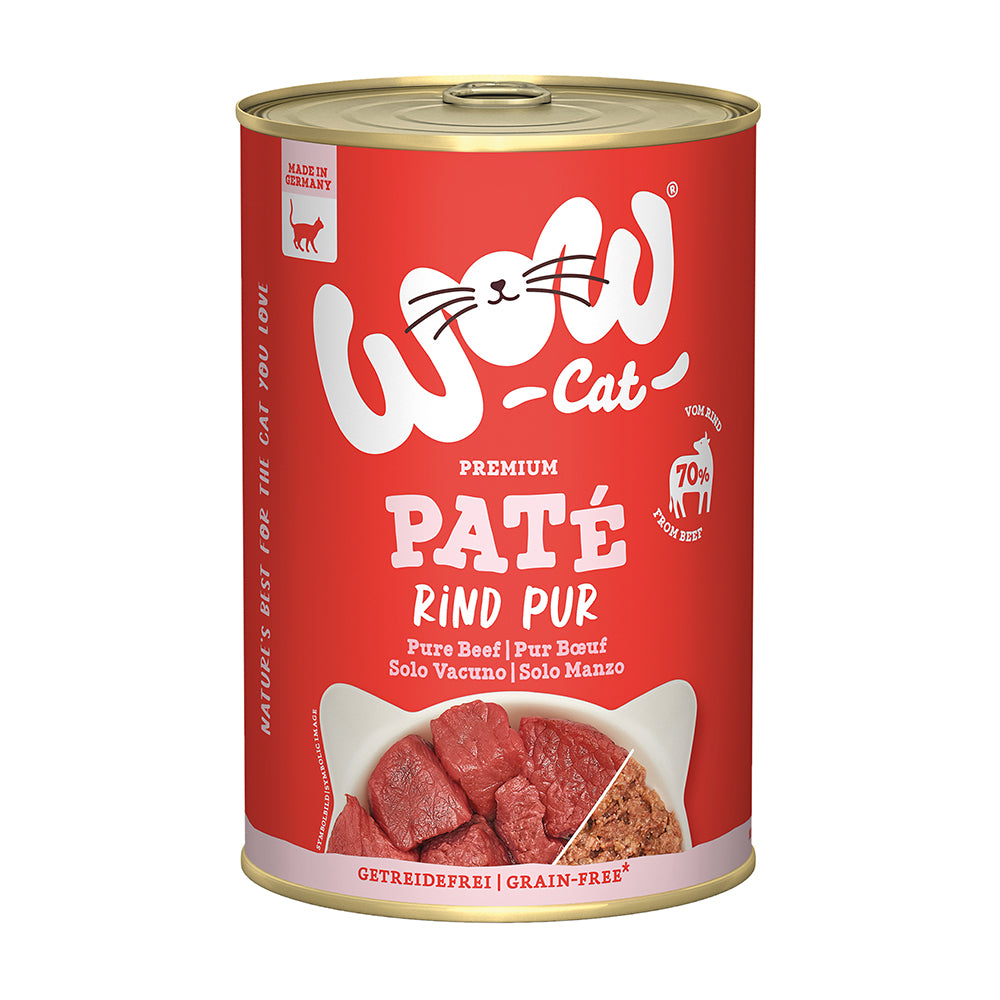 WOW Cat Adult Rind Pur 400g