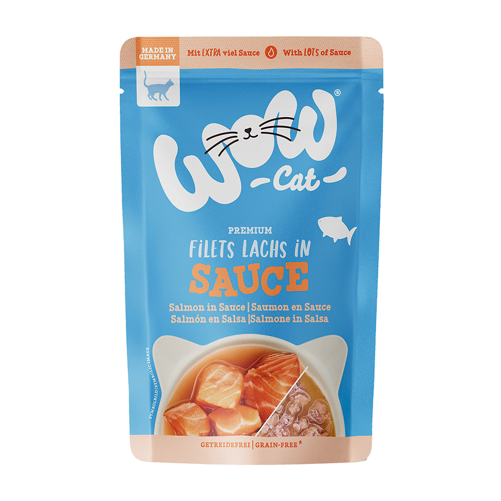 WOW Cat Lachs in Sauce 85g