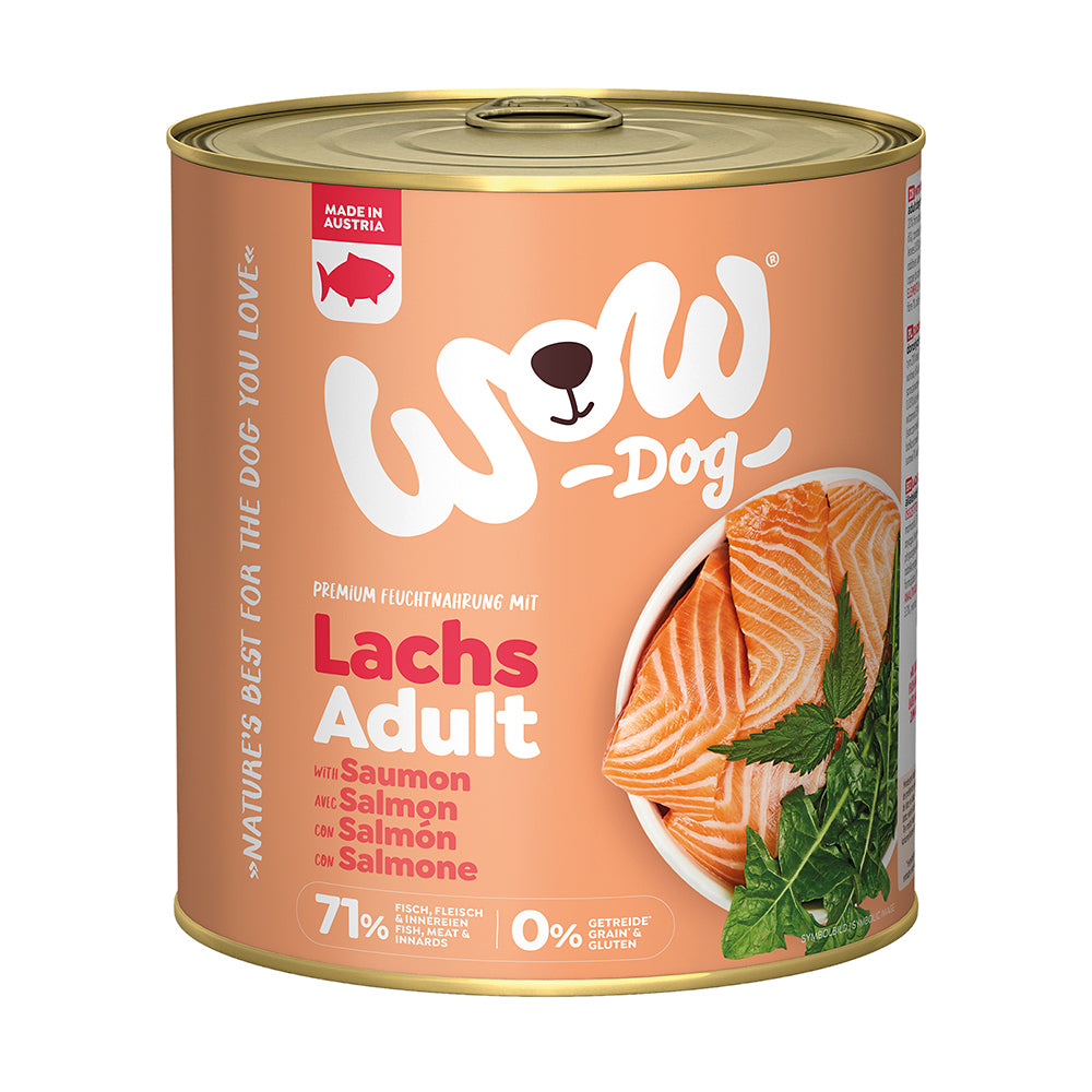 WOW Dog Adult Lachs 800g