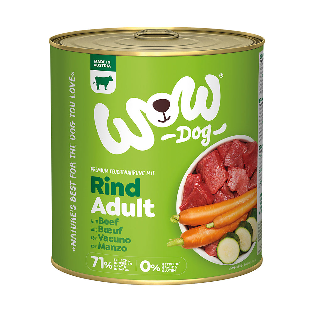 WOW Dog Adult Rind 800g