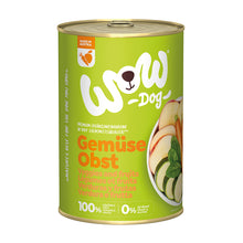 WOW Dog Pur Gemüse &amp; Obst 400g