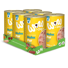 WOW Dog Pur Huhn 6x400g