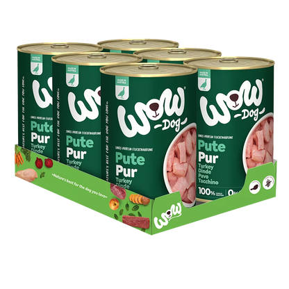 WOW Dog Pur Pute 6x400g