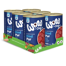 WOW Dog Pur Rind 6x400g